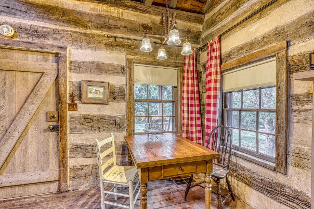 Вілла Town Creek Log Cabin Фредеріксбург Екстер'єр фото
