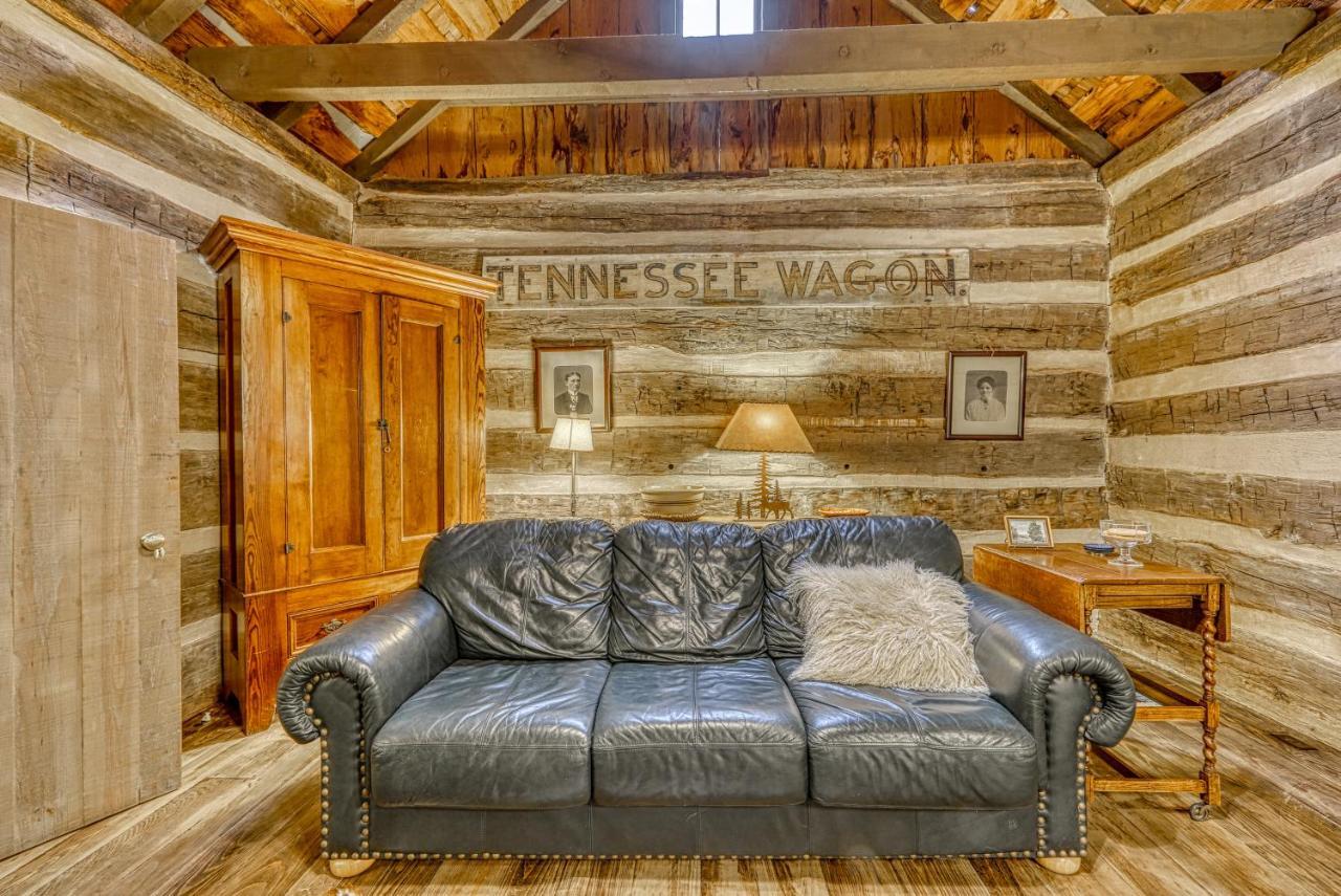 Вілла Town Creek Log Cabin Фредеріксбург Екстер'єр фото
